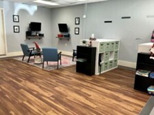 Lobby area with cubbies  in the Christiansburg Star Center