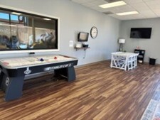 Air Hockey table in the Christiansburg Star Center