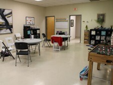 Room with activities and games in the Waynesboro Star Center